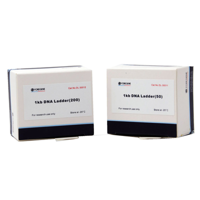 Отметка 5000 ДНК Foregene 400 μL тестов 500x4 пакуя отметку ДНК 100bp-5000bp