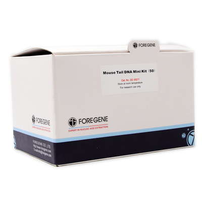 Изоляция 1.25ml X2 набора извлечения ДНК кабеля мыши Foregene генная быстрая
