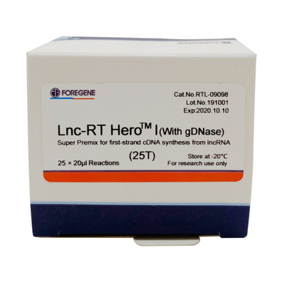 Набор 25×20ul Rxns транскрипции супер примикса Lnc-RT HeroTM i DNase обратный
